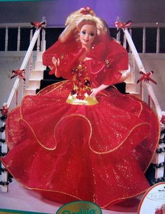 Кукла Барби Коллекционная Barbie 1993 Happy Holidays Special Edition