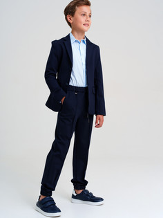 Костюм классический PlayToday 22417037, темно-синий, 140