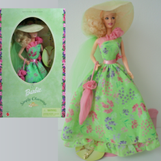 Кукла Барби Коллекционная В Винтажном Платье Серия 2001 Blonde Special Edition Barbie