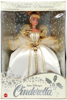 Кукла Барби коллекционная BARBIE Cinderella Winter Dreams 1997 специальное издание