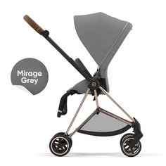 Прогулочная коляска Cybex Mios III шасси Rose gold, Mirage Grey