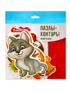 Десятое королевство Пазлы-контуры мягкие Первые пазлы 6 шт 05489ДК