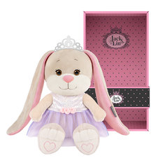 Мягкая игрушка Maxitoys Зайка Лин Принцесса в Короне и Платье X-JL-02202301-20