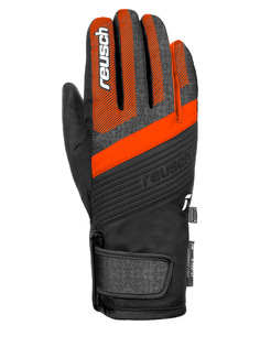 Перчатки детские Reusch Duke R-Tex Xt Junior, оранжевый-черный, 15
