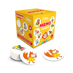 Обучающая настольная игра El BascoKids для развития памяти МЕМО Сказки ET03-020