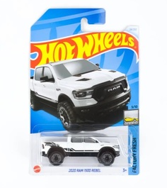 Машинка базовой коллекции Hot Wheels 2020 RAM 1500 REBEL белая C4982 HTC52