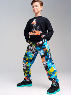 Брюки детские PlayToday 32411366, разноцветный, 140