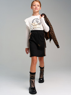 Юбка детская PlayToday 32421318, черный, 140