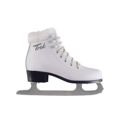 Коньки фигурные детские TREK Skate Fur размер RU30 EU31 СМ18,5