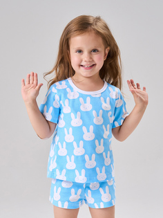 Пижама детская КотМарКот 800212, голубой, 122