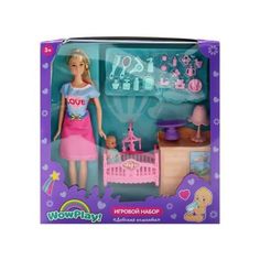 Кукла в детской комнате WHX3101219 No Brand