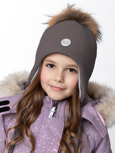 Шапка детская NIKASTYLE 11з15524, кофе, 48-52