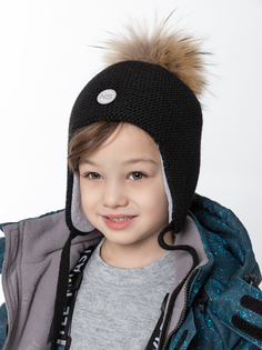 Шапка детская NIKASTYLE 11з15524, черный, 48-52