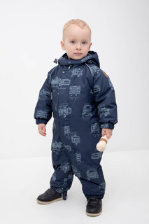 Комбинезон детский CROCKID 1B OVL 001.2_b, черно-синий, гонки, 86