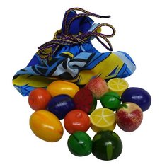 Игровой набор RNToys (РНТойс) Волшебный мешочек рукты-ягоды ные, тип 2, 14 дет, Д-640