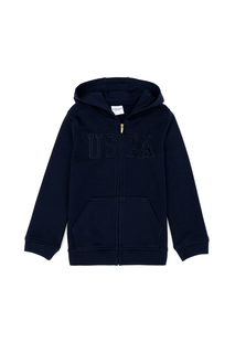 Толстовка детская US Polo Assn G084SZ0820RW01-SK023_VR033, темно-синий, 128