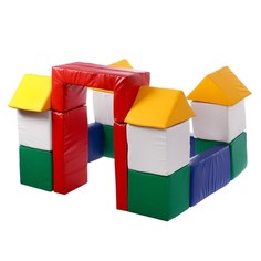 Мягкий игровой конструктор IQ-ZABIAKA Замок, куб 30х30 см