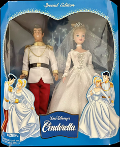 Коллекционный набор кукол Золушка и Принц Barbie Walt Disney 50 Anniversary Edition 1999