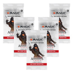 Настольная игра Magic The Gathering: 5 beyond бустеров MTG издания Assassins Creed англ