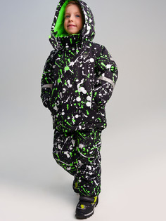 Комплект верхней одежды PlayToday 32412186, черный, белый, 116