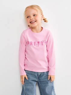 Лонгслив детский Acoola 20220150089, розовый, 128