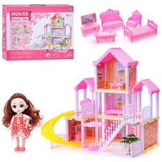 Дом для куклы 666-3G-1 "Dream house-2" в коробке Oubaoloon