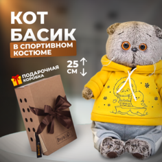Мягкая игрушка кот BUDI BASA Басик в спортивном костюме 25 см