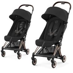 Коляска прогулочная Cybex Coya Rosegold черный