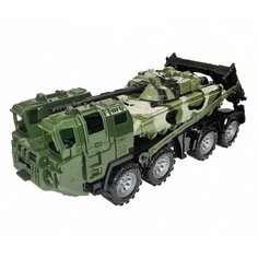 Военный тягач «Щит» с танком, цвет камуфляж Нордпласт
