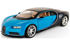 Машинка коллекционная Welly 1:24 Bugatti Chiron, синяя