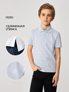 Поло детское Acoola 20140490007, голубой, 128