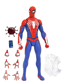 Фигурка Человек паук Марвел Spider Man 2018 Marvel подвижная 17 см Diamond Select Toys