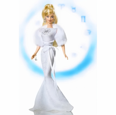 Кукла Барби коллекционная Barbie Знаки Зодиака Рак Блондинка 2004