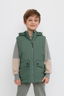 Жилет детский CROCKID 2B VST 0051, зеленый чай 146