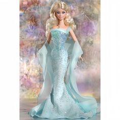 Кукла Барби коллекционная MARCH AQUAMARINE BIRTHSTONE BLONDE 2002 Barbie