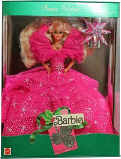Кукла Барби коллекционная Happy Holidays 1990 Barbie