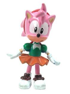 Фигурка Соник Эми Роуз Sonic the Hedgehog вертится голова 6,5 см Star Friend