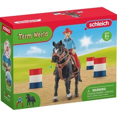 Набор игровой Schleich Ковбойка и гонки на бочках 42576