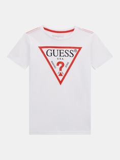 Футболка детская для мальчиков Guess L73I55K8HM0 белая 18