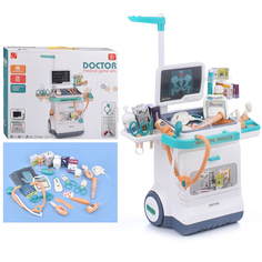 Игровой набор 660-90 "Доктор" (кардиограф большой + рентген), свет/звук, в коробке Oubaoloon