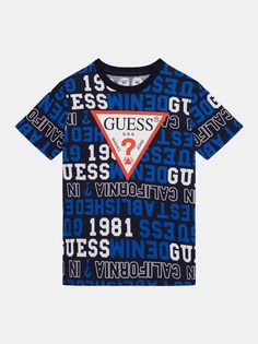 Футболка детская для мальчиков Guess L4YI04K8HM3 синяя 16