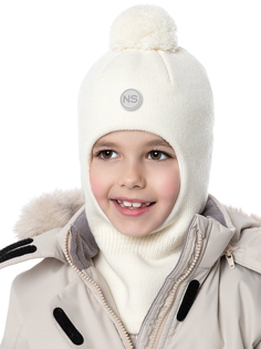 Балаклава детская NIKASTYLE 10з15224, молоко, 48-52