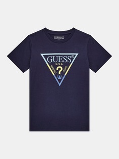 Футболка детская для мальчиков Guess L4YI06K8HM4 синяя 10