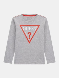 Лонгслив детский для мальчиков Guess L84I29K8HM0 серый 10