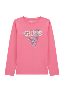 Лонгслив детский для девочек Guess J4YI05K6YW4 розовый 16
