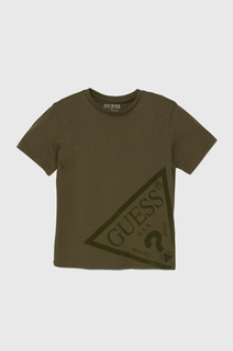 Футболка детская для мальчиков Guess L4YI32K8HM4 зеленая 10