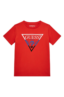 Футболка детская для мальчиков Guess L4YI06K8HM4 красная 12