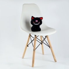 Мягкая игрушка Кот, 20 см, цвет чёрный No Brand