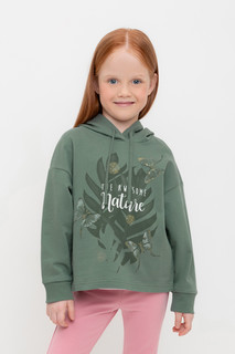 Худи детское CROCKID М 3254-5, зеленый, 128
