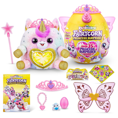 Игровой набор Zuru Rainbocorns Fairycorn Princess, 35 сюрпризов, розовые корона и крылья